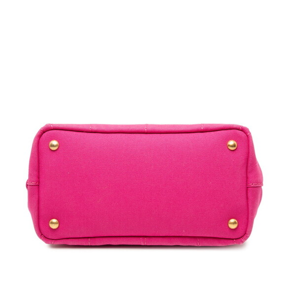 PRADA Pink Canvas Shoulder Bag - Picture 3 of 7
